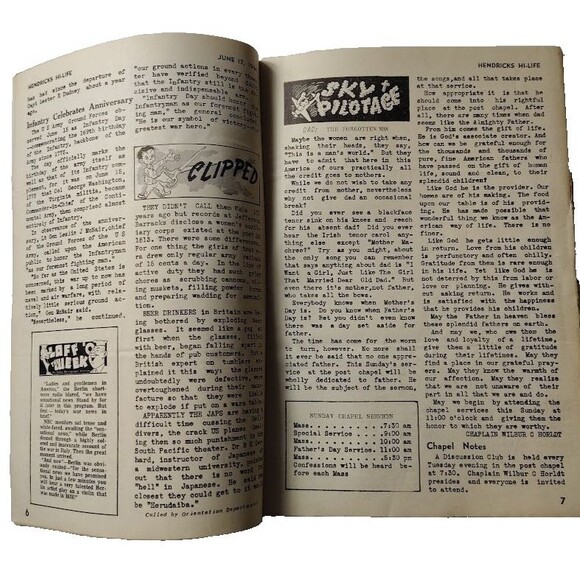 RARE FIND 4 Hi-Life Newspapers Hendricks Field 1944 Vintage Original Magazines - Picture 14 of 14